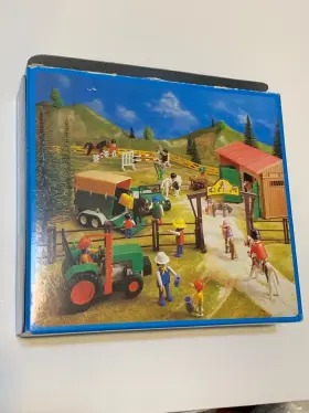 3299 Playmobil Horses And Corral Fence With Box