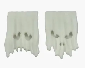 3325000-1a Playmobil Ref. 70361 Mystery Mansion Scooby-doo Part Spooky Ghost Curtains X2