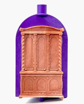 3325040 Playmobil Ref. 70361 Mystery Mansion Scooby-doo Part Revolving Bookcase Armoire