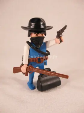 3383 Playmobil Vintage Western Bandit Classic Cowboy - 100% Complete Excellent