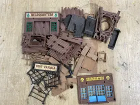 3419 Playmobil Vtg Fort Randall Western Calvary Accessories Parts And Pieces