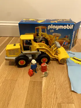 3458 Playmobil Vintage 1984 System Earth Mover Yellow Germany Multi-loader