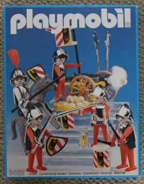 3482 Playmobil Cannon And Soldiers