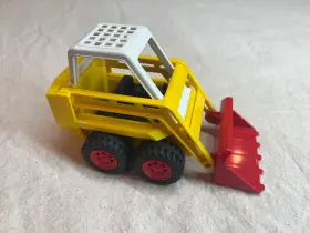3507 Playmobil #3507 1980 Geobra Skid Steer / Excavator Construction - Loose Toy Rare