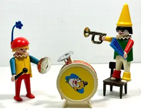 3578 Playmobil Antique Clown Musician Circus Romani Musical Instrument Set