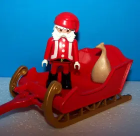 3604-3366 Playmobil Santa And Sleigh Sled Christmas Lot 3604 3366 Replacement Parts