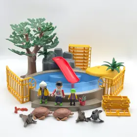 3650 Playmobil Sea Life Aquarium Zoo Turtle Vintage 1994 Nearly Complete Read