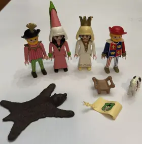 3659 Playmobil Vintage Medieval Knights King Court Parts Figures Incomplete