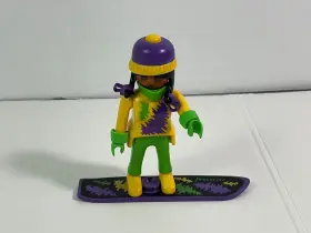 3683 Playmobil Woman Winter Snowboarder Vintage