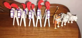 3742 Playmobil Circus Horses Tigers Bengals Whip Lot