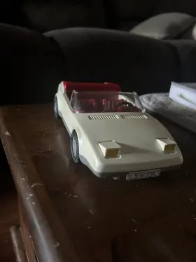 3758 Playmobil White Sports Car. Vintage - 1987