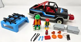3764 Playmobil Vintage 1993 Pick Up Truck 4x4 Camping Set
