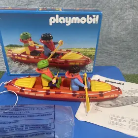 3776 Playmobil Fast Water Canoe Summer Fun - Vintage Toy Ret. 1993 Mint 100%