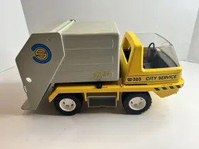 3780 Playmobil 1978 Garbage Truck City Service 323 Geobra Heavy Duty Toy Dump Bed