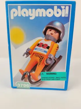 3796 Playmobil Luge Racer Winter Fun Vintage 1995