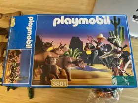 3801 Playmobil Western 1994 Set-the Watering Hole