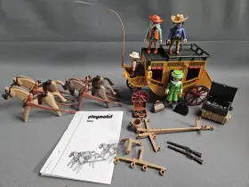 3803 Playmobil Western Express Stagecoach Reno Denver St. Louis