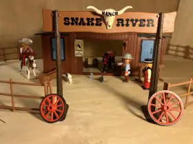 3805 Playmobil Vintage Snake River Ranch #3805