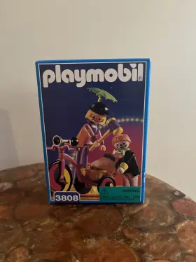 3808 Playmobil Circus Clowns Team In Mint Box No Stickers - New