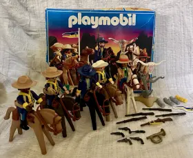 3811 Playmobil Western Set Complete With Box Us Calvary