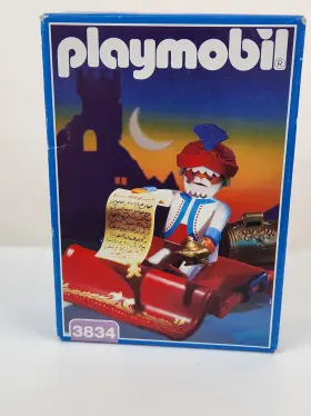 3834 Playmobil Genie On Magic Carpet W Lamp Vintage 1996