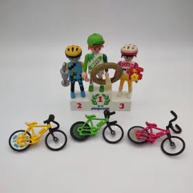 3849 Playmobil #3849 Bicycle Race 1995 Tour De France Set Cycling