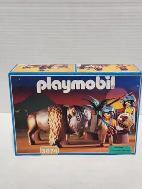 Playmobil 3874 Indians Buffalo Native American Vintage 1996 New Western