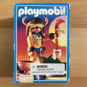 3877 Playmobil 1990s Medicine Man 9pc Set New Factory Sealed 1996 Vintage