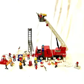 3883 Playmobil 3879 Fire Truck Lot 100% Complete 3881 3882