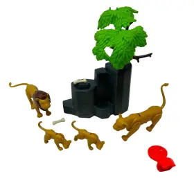3895 Playmobil Animal Series Lions Family Pride 1996 Missing Vulture