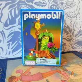 3898 Playmobil Tree Stump Goblin Enchanted Woods 1998 Nib Sealed Rare Retired