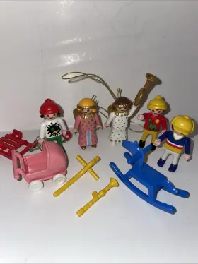 3943 Playmobil Tree Decorations Lot Of Christmas Ornaments