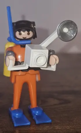 3960 Playmobil Vintage 1989 #3960 Scuba Diver With Camera
