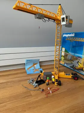Playmobil 4008789032621 Vintage #3262 Electronic Construction Crane 2002 Works