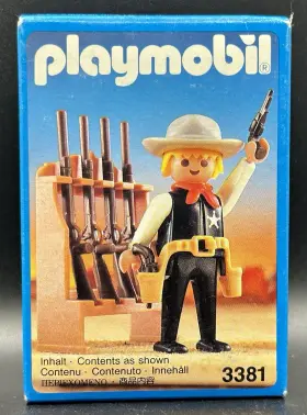 Playmobil 4008789033819 3381 Sheriff With 4 Rifles 1974 - New/sealed