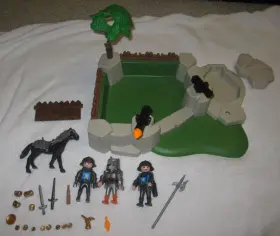 4014 Playmobil Knight Fort Super Set Knights Cannon Weapons