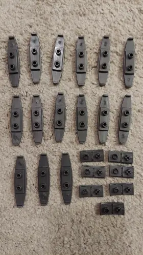 Playmobil 4016 22 Rc Train Tracks Connector Clips Replacement Parts #4016 4384 5258