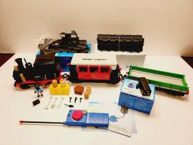 4021 Playmobil Remote Control Steam Train Set - Complete