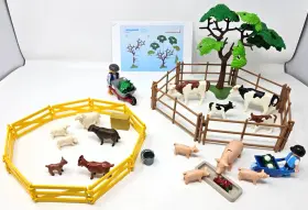 4069 Playmobil Rare Grazing Animals Farm - Complete