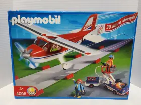 4098 Playmobil Plane Idee Spiel 30 Years Edition Extremely Rare New 2007