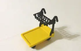 4106accessories Playmobil 4202 Passenger Train Station Set Baggage Cart