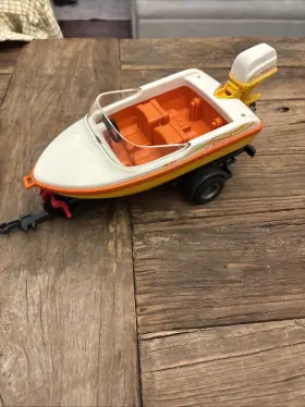 4144-a Playmobil 4144 Family Car Green Van Replacement Part Twister Speedboat