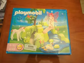 4148 Playmobil Bn Fairies Unicorn Garden Set Gift 46 Pcs New In Box
