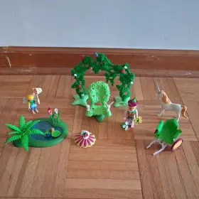 4158 Playmobil Retired Advent Calendar Unicorn Fairy World Rare Limited Edition