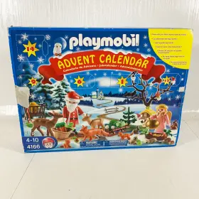 4166 Playmobil 1996 #4166 Christmas Advent Calendar - 100% Complete With Set