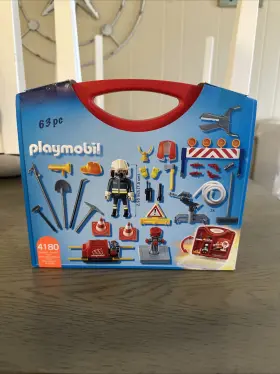 4180 Playmobil Fire Fighter Take Along Set #4180