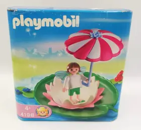 4198 Playmobil Fairy Girl Figure Lily Pad Garden Set