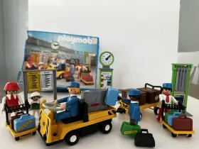 4202 Playmobil - Passenger Train Station Set Vintage 1987