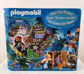 4212 Playmobil Fairy Tale Playset Hansel And Gretel Read Play Vintage 2005