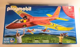 4214 Playmobil Glider Extreme Sailplane With Pilot Figure New